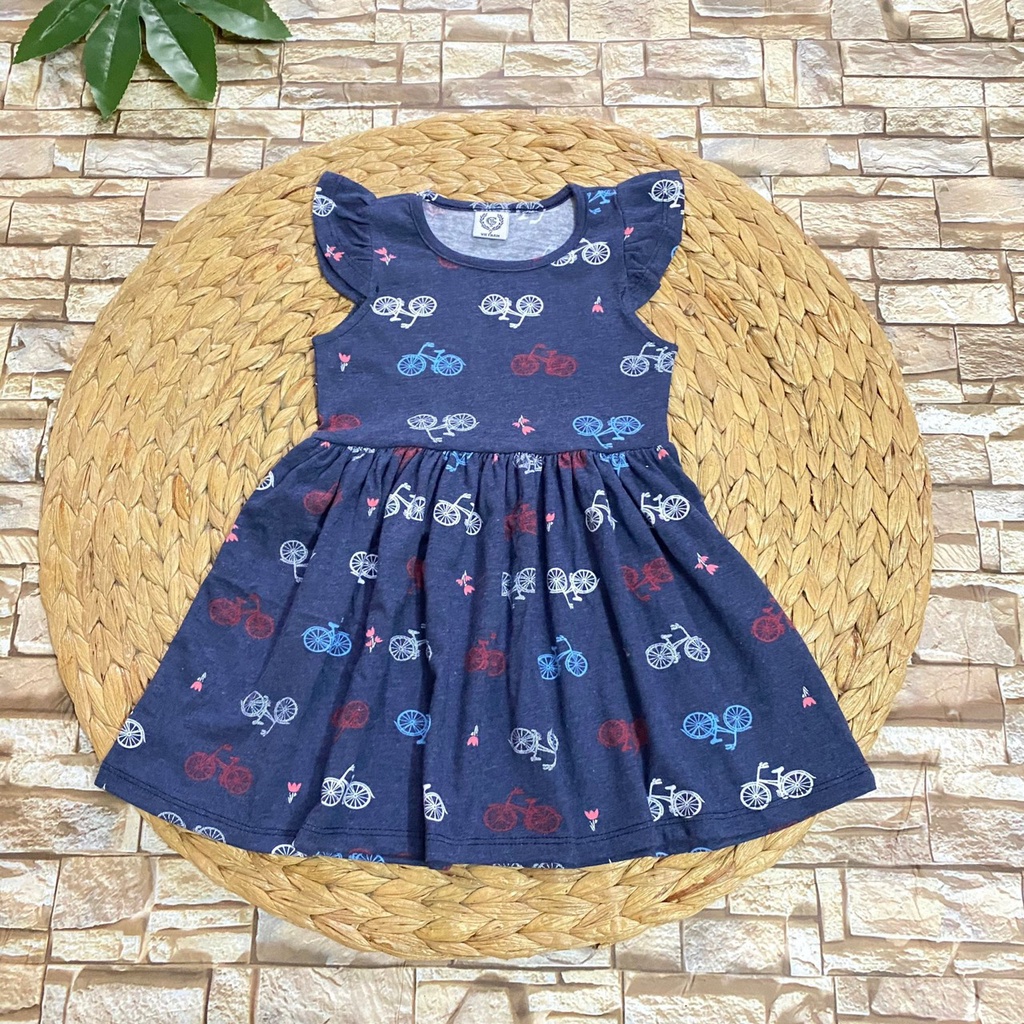 CHỌN MẪU link 1- Váy cho bé tay hến cánh tiên, đầm bé gái không tay cotton xuất dư, thun lạnh mềm mát đồ bộ shop NEM