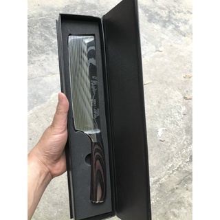 Dao thái vân thép cao cấp Damascus Seki Nhật Bản