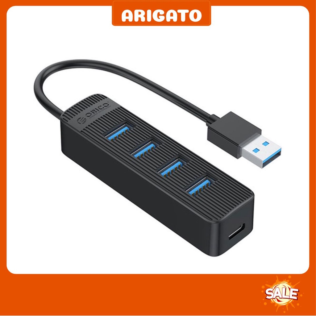 Bộ chia USB 1 ra 4 cổng USB 2.0 3.0 Hub chia USB Orico bảo hành 06 tháng ARIGATO HUB2 hàng xịn