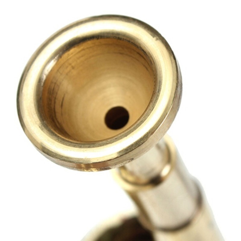 Gold Plating Trumpet School Band Kids Beginner Musical Instrument Bugle