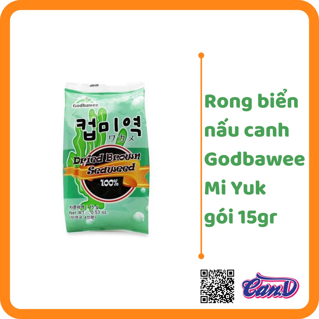 Rong biển nấu canh Godbawee Mi Yuk gói 15gr