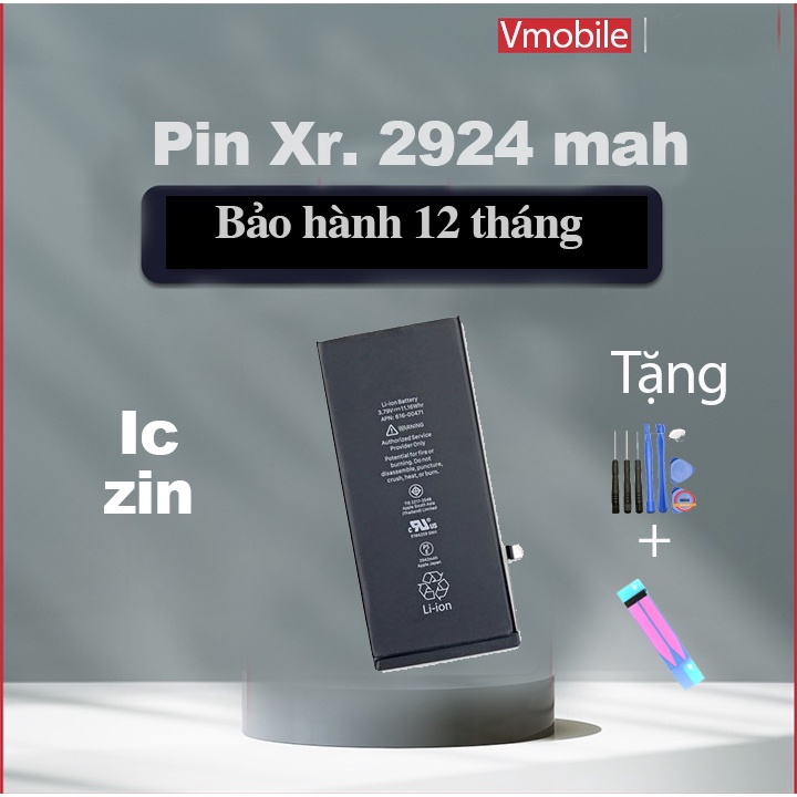 Pin thay thế cho ĐT Xr tặng kèm bộ sửa