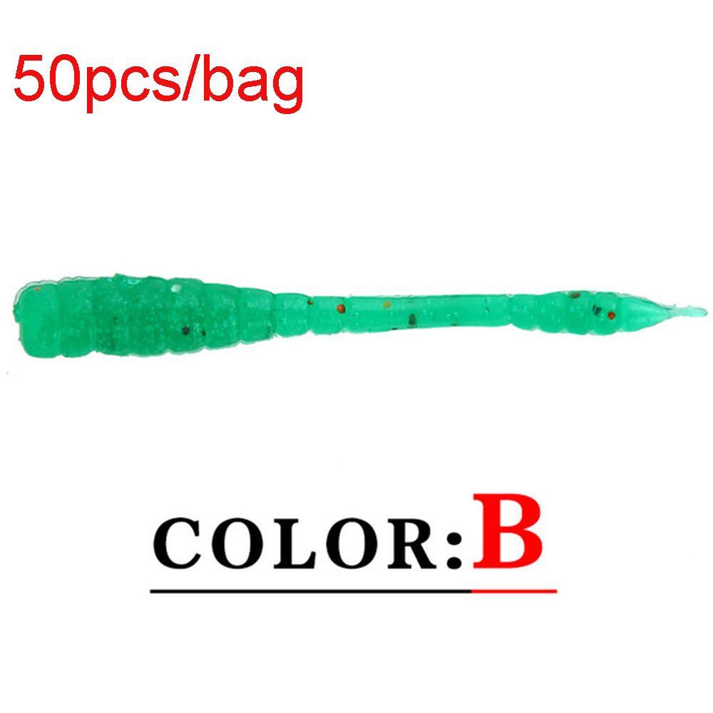 Set 50 Mồi Giun Giả Câu Cá