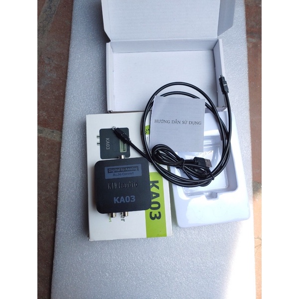Bộ chuyển quang Kiwi KA-03 chính hãng chuyển đổi âm thanh DAC cổng Spidf của Smarttvi ,TV box