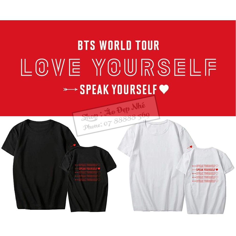 Áo thun BTS 2019 SPEAK YOURSELF new | WebRaoVat - webraovat.net.vn