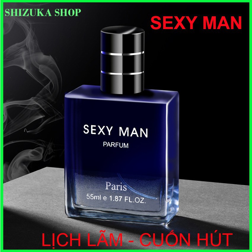 [Hương Cuốn Hút] Nước Hoa Nam SexyMan, Nước Hoa Mini Đẳng Cấp Thơm Lâu Bền Mùi . | Thế Giới Skin Care