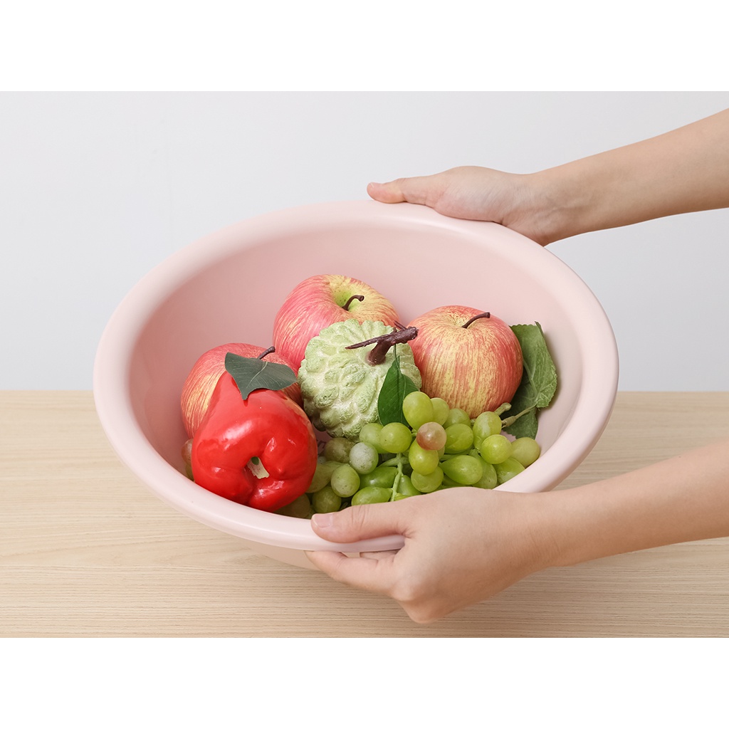 Thau  rửa mặt Inochi Notoro 32cm - công nghệ kháng khuẩn ion Ag+ tiêu diệt vi khuẩn, hạn chế quá trình lên nấm mốc