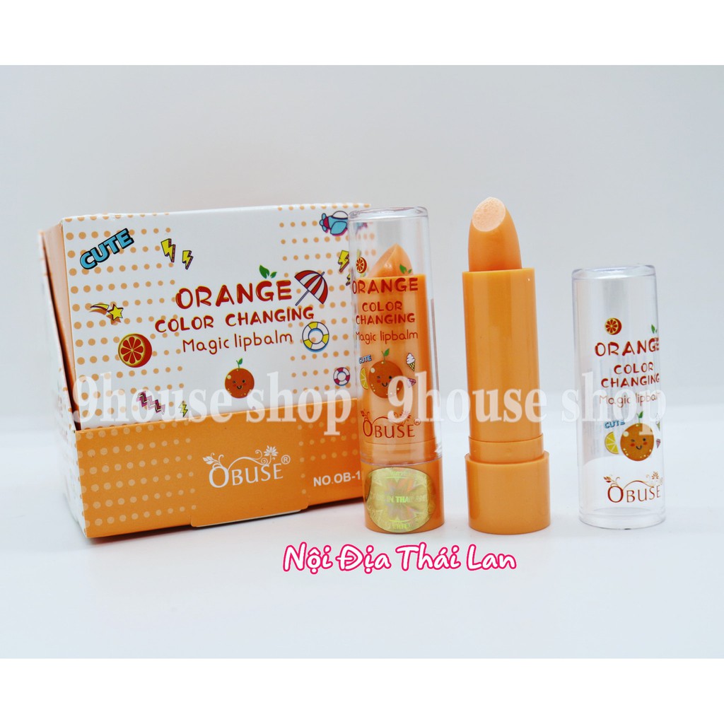 01 Son Dưỡng Môi Đổi Màu OBUSE Magic Lipbalm Thái Lan