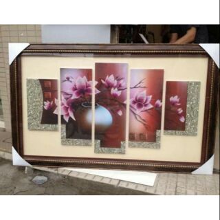 Hoa hiện đại 5 khúc chưa khung