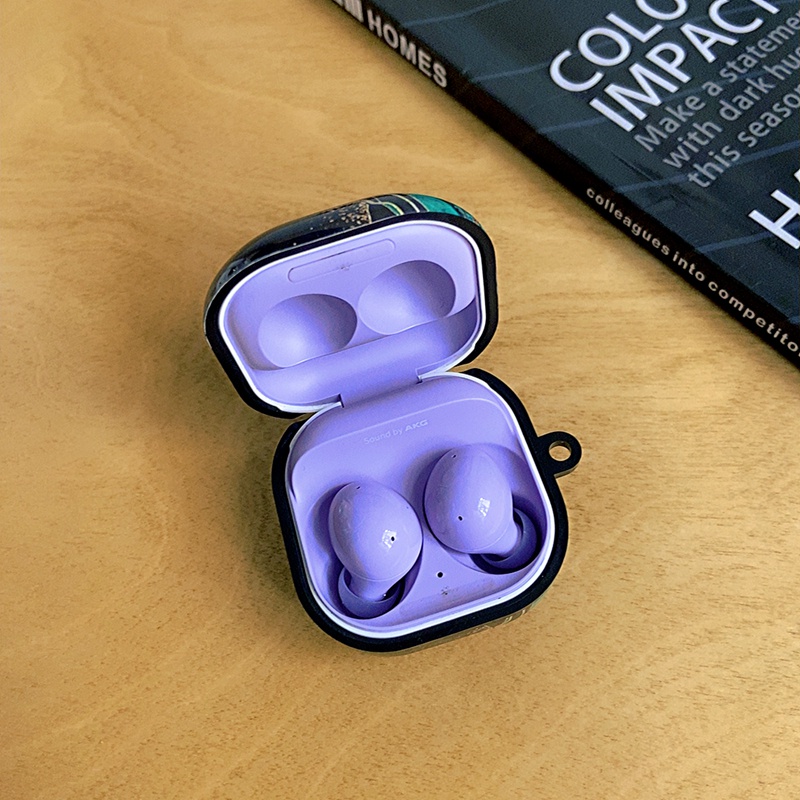 Vỏ Bảo Vệ Hộp Sạc Tai Nghe Samsung Galaxy Buds 2 / Buds Live / Buds FE / Buds 2 Pro / Buds Pro Hình Vân Đá Cẩm Thạch Nhiều Màu Sắc Cho Buds2 Pro