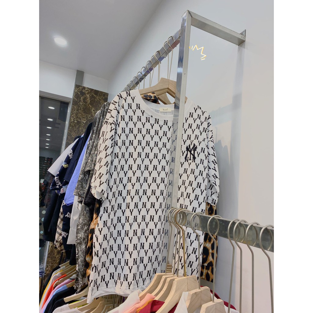 Áo thun NY unisex form rộng tay lỡ oversize nữ 🌸 Áo phông NY tay lỡ form rộng unisex thêu Hot trend [freeship ]  ANY | BigBuy360 - bigbuy360.vn