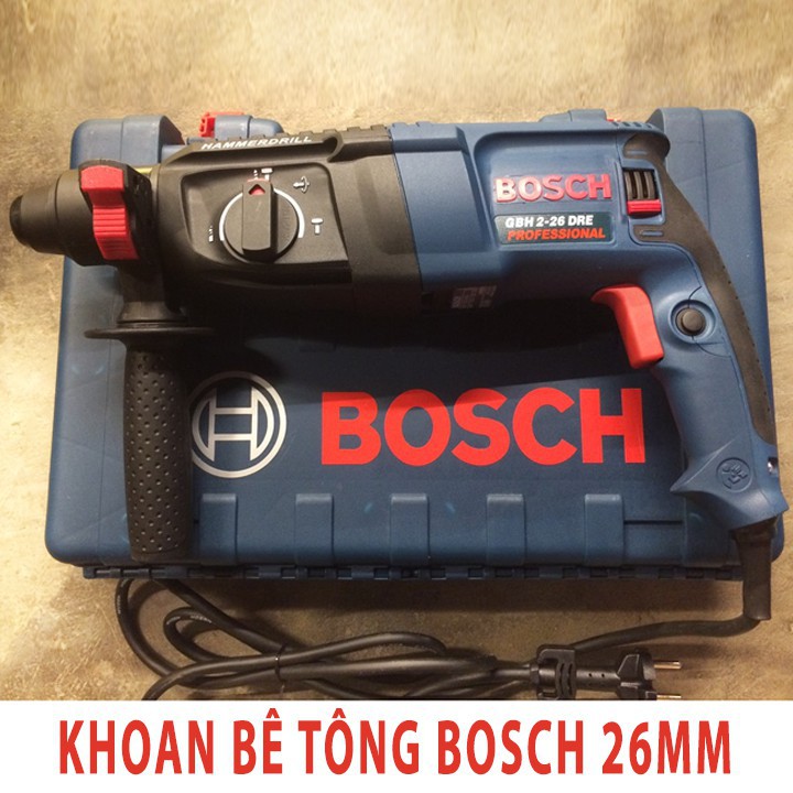 [ TRỢ GIÁ SIÊU TỐT ] [FREESHIP] KHOAN BÊ TÔNG BOSCH 2-26 DRE (Khoan, đục bê tông, sắt  , thép , gỗ...)