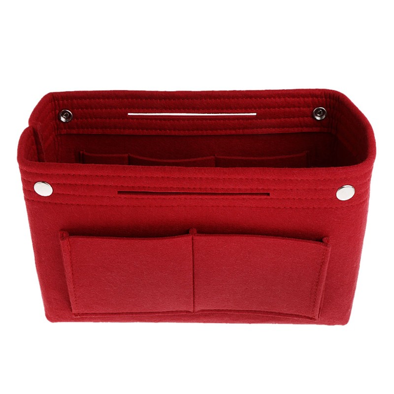 Ngăn đựng mỹ phẩm chèn túi xách đa năng bằng vải nỉ