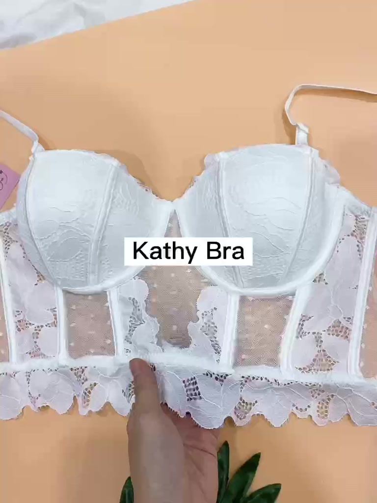 A86{LOẠI 1] Áo Bra Ren Bralette KATHY BRA Dáng Corset Cao Cấp Có Gọng Mút Vừa Chống Cuộn Nâng Ngực Mix Đồ Siêu Xinh | BigBuy360 - bigbuy360.vn