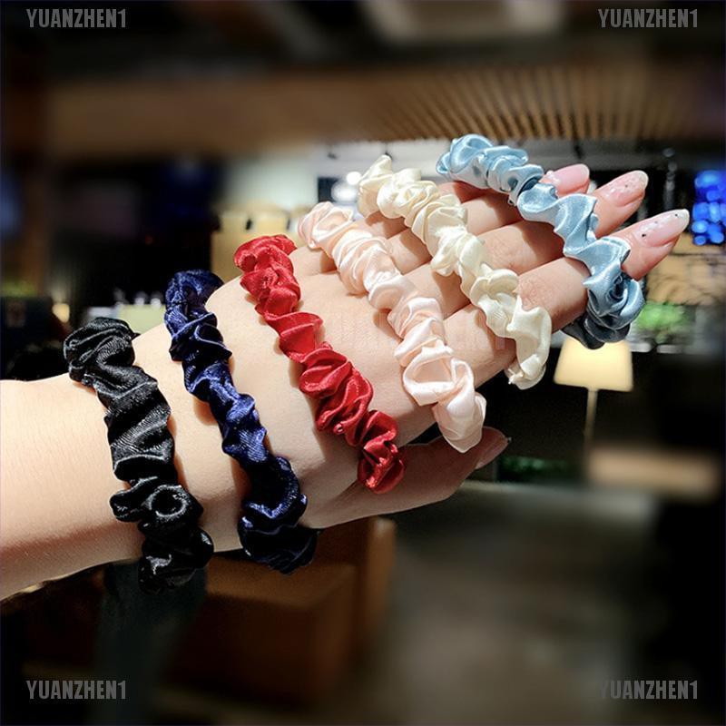 Set 6 Dây Cột Tóc Đính Kim Tuyến Lấp Lánh Thời Trang Cho Nữ YUANZHEN1