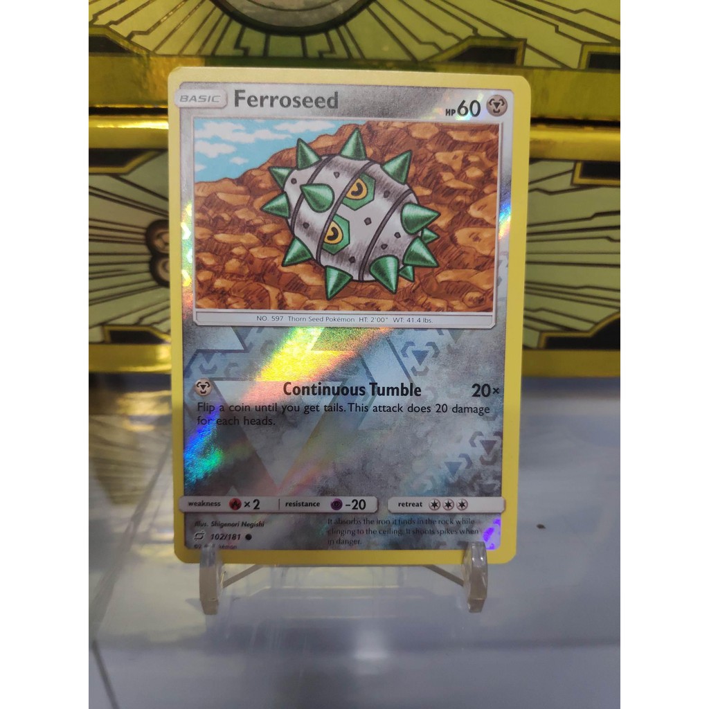 [ Dưa Hấu Yugioh ] Lá bài thẻ bài Pokemon Ferroseed