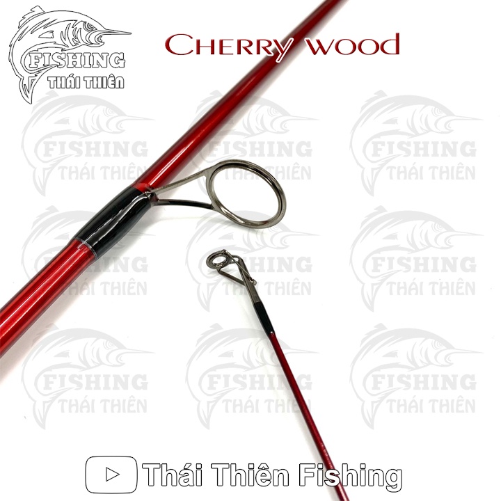 Cần Câu Cá Berkley Cherry Wood 702MS Cần Lure Máy Đứng 2m1 Khoen Pat Titan