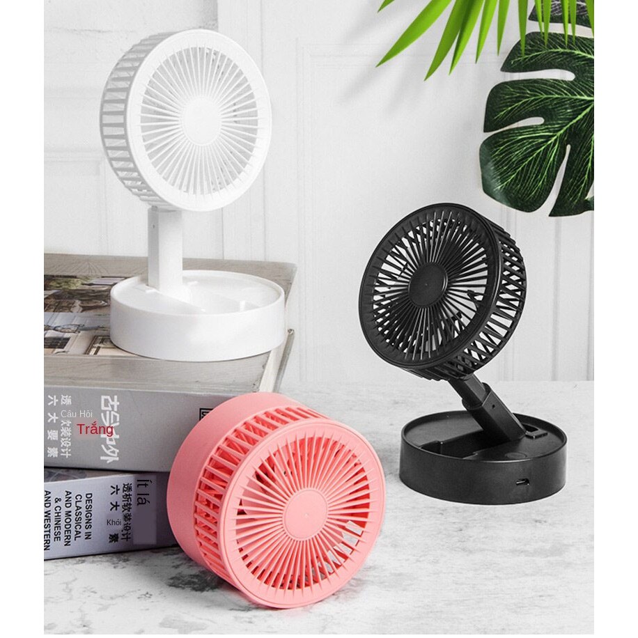 Quạt Mini Tích Điện có thể Sạc Pin Để Bàn