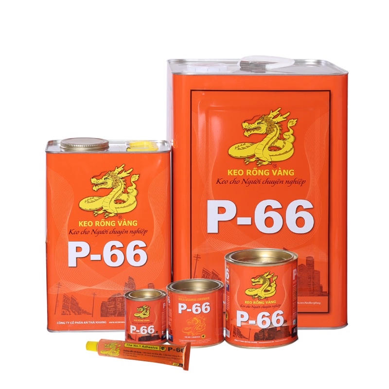 Keo dán đa năng Rồng Vàng P66 Hũ 200ml, 600ml, 3,3 lít. keo dán giầy dép, keo con chó