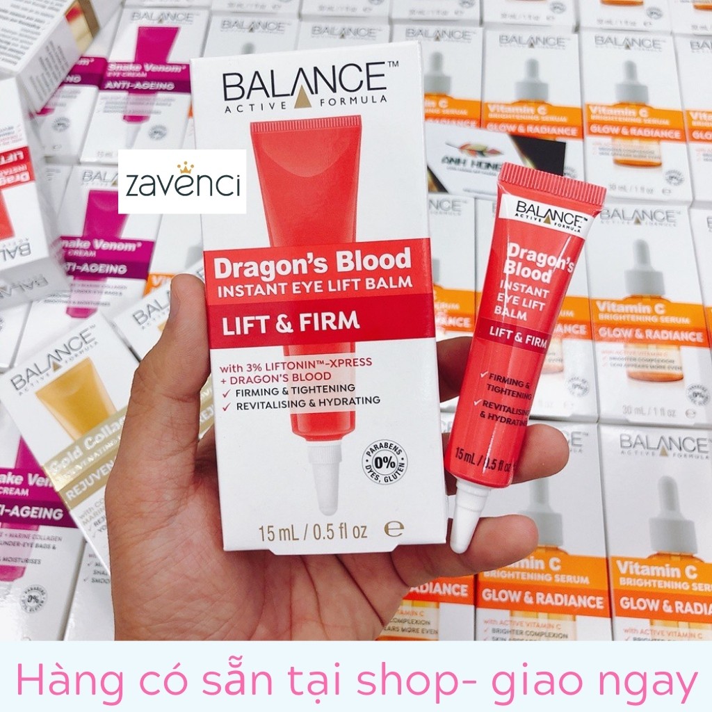 Kem Mắt Balance Nọc Rắn Máu Rồng Gold Collagen Chống Lão Hóa (15ml) | BigBuy360 - bigbuy360.vn