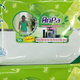 comb 5 bịch Khăn ướt đa năng lau chùi bếp, sàn, vật dụng