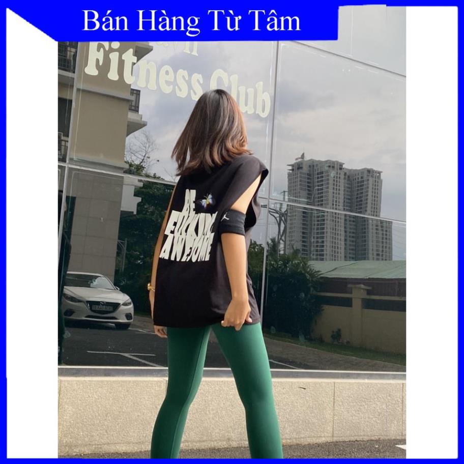 Áo thun sát nách màu đen Unisex tank top cho nam nữ mặc mùa hè dày HÀNG CHẤT LƯỢNG !