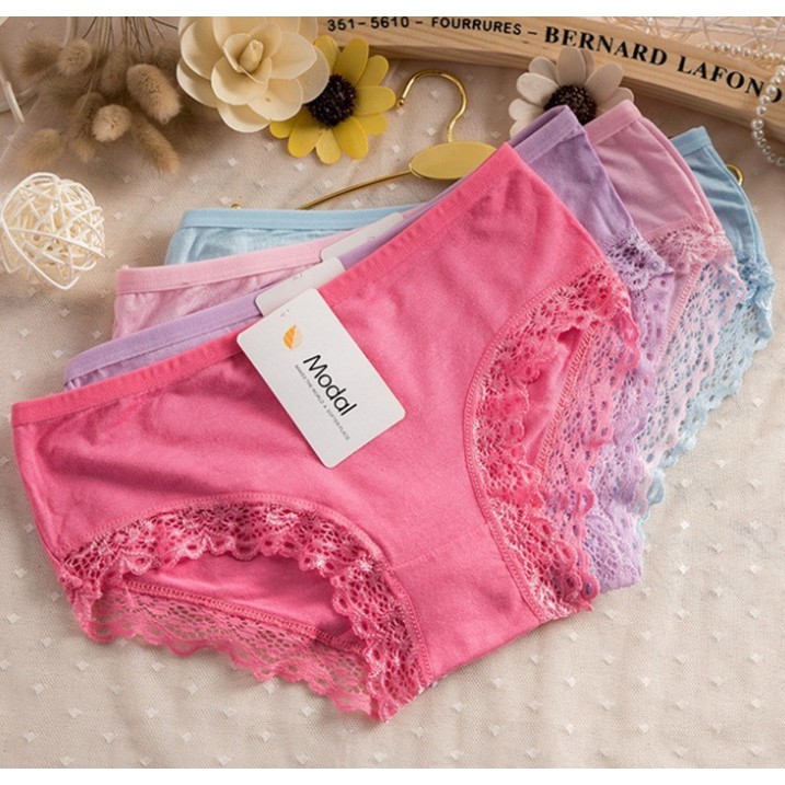 quần lót modal chất liệu polyester mềm mịn
