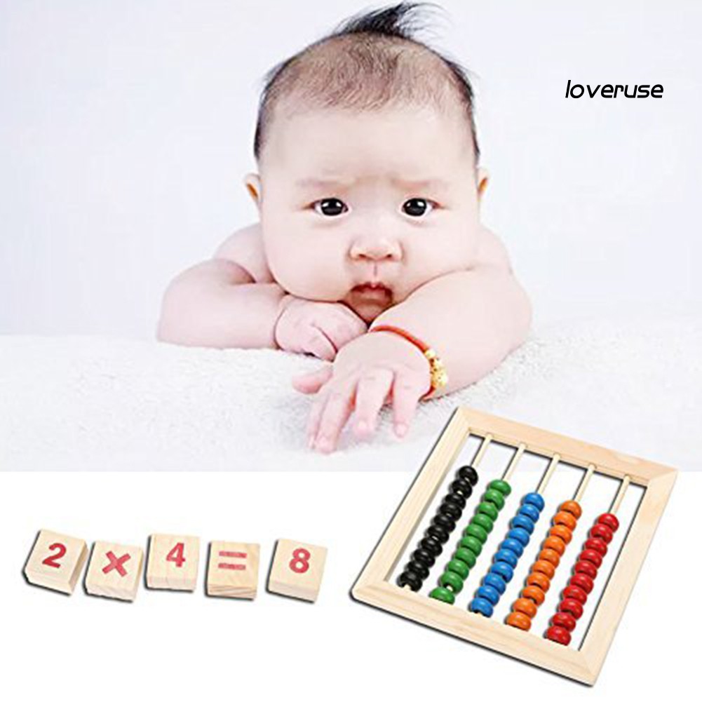 Bàn Tính Gỗ Đồ Chơi Cho Bé