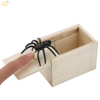 Hộp gỗ đồ chơi nhện hù dọa