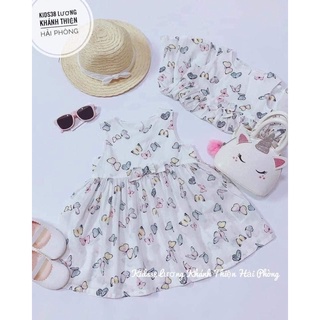váy hoa trắng hm 159k
