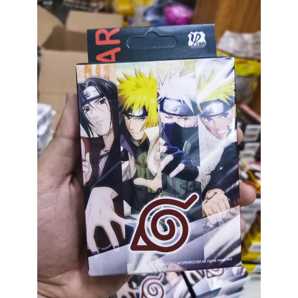 Bộ bài tú lơ khơ Naruto 54 ảnh khác nhau in hình anime manga ĐẠI CHIẾN LÀNG LÁ