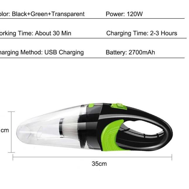 Máy Hút Bụi Không Dây 120w 2500 Mah | BigBuy360 - bigbuy360.vn