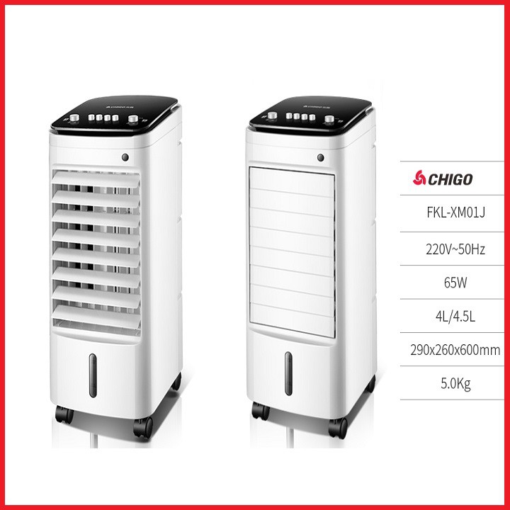 Quạt điều hòa hơi nước Chigo + tặng kèm gel đá khô, quạt đá hơi nước