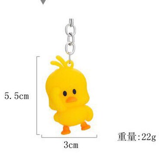 Móc Khóa Vịt Vàng Cute Dễ Thương