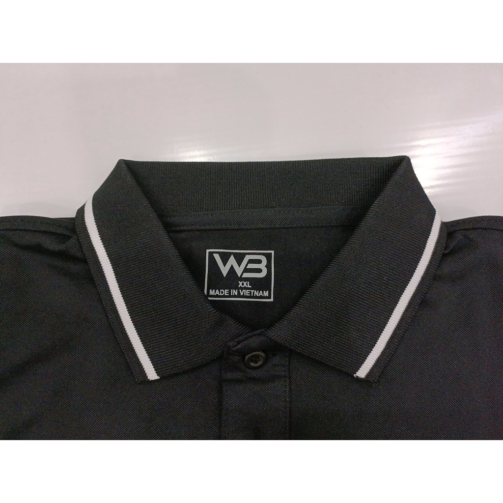 Áo Polo nam WB Basic vải cá sấu cotton cao cấp ngắn tay