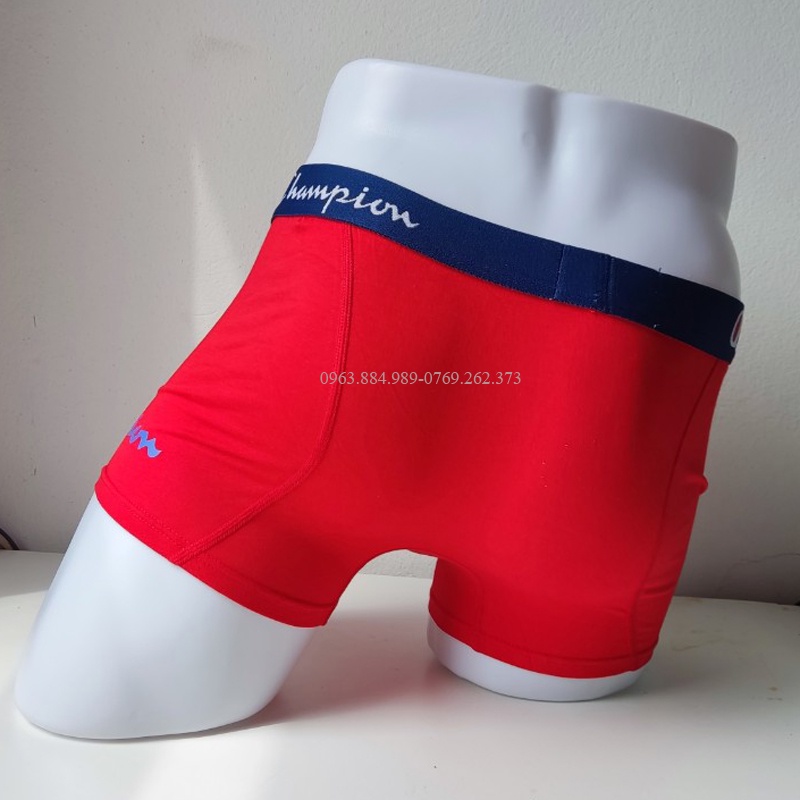 Hộp 3 quần lót nam CH.01 chất cotton cạp dệt dạng sịp đùi nhiều màu cho anh em- ẢNh, video shop làm
