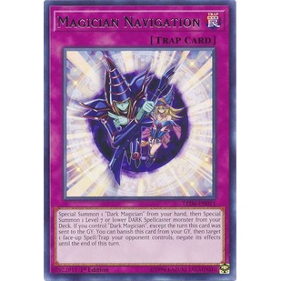 THẺ BÀI YUGIOH Magician Navigation - LED6-EN011 - Rare 1st Edition