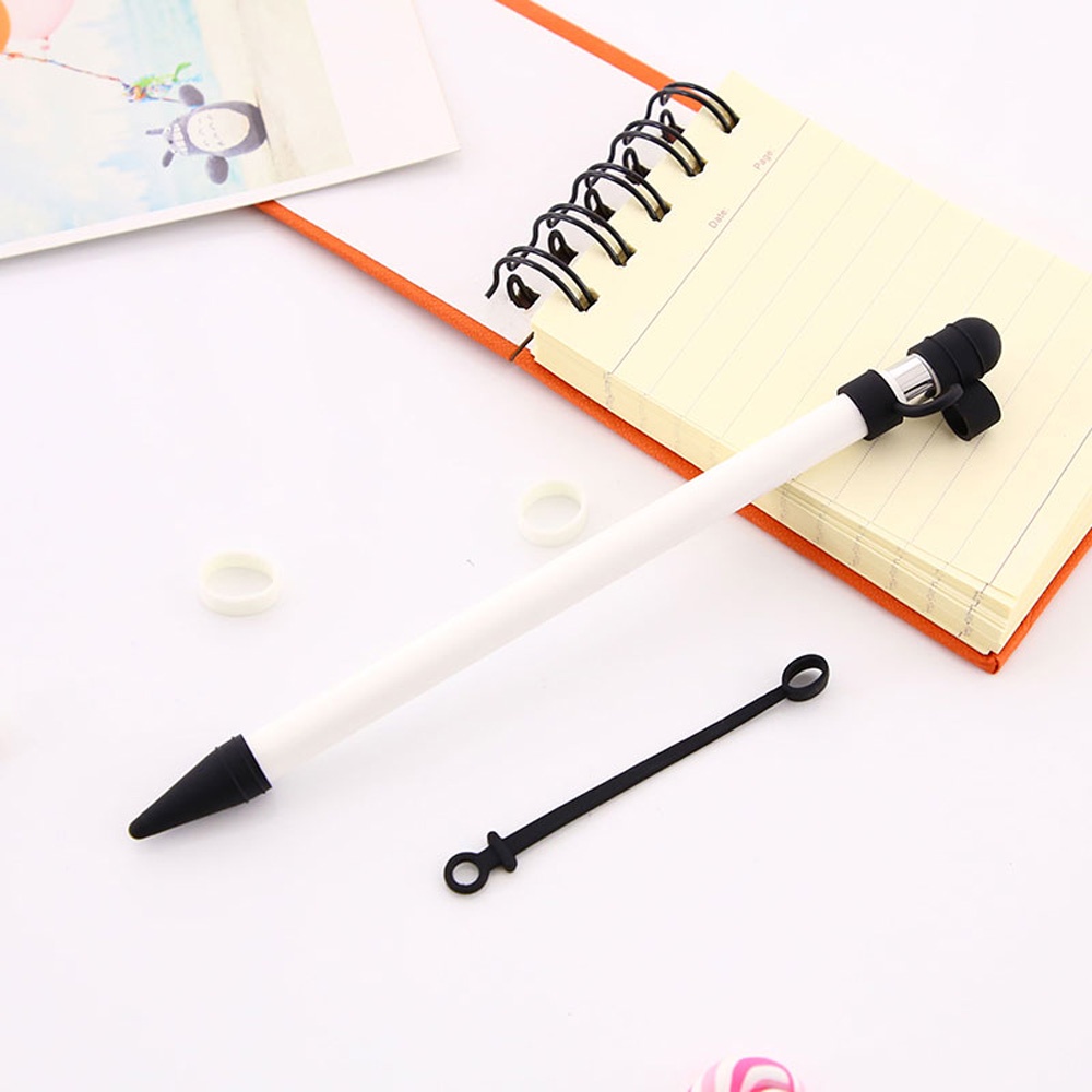 Dllencase For Apple Pencil Cap Holder / Nib Cover / Cable Adapter Tether for iPad Pro Pencil Silicone Case Cover 3 in 1 Stylus accessories A234