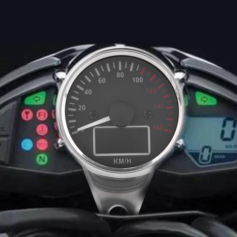 Đồng hồ đo tốc độ 0~160KM/H có màn hình LCD và đèn Led chất lượng cao cho xe mô tô