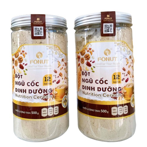 BỘT NGŨ CỐC DINH DƯỠNG 12 LOẠI HẠT 500GRAM, BỔ SUNG DINH DƯỠNG VÀ GỌI SỮA CHO MẸ BỈM, NGƯỜI GIÀ,
