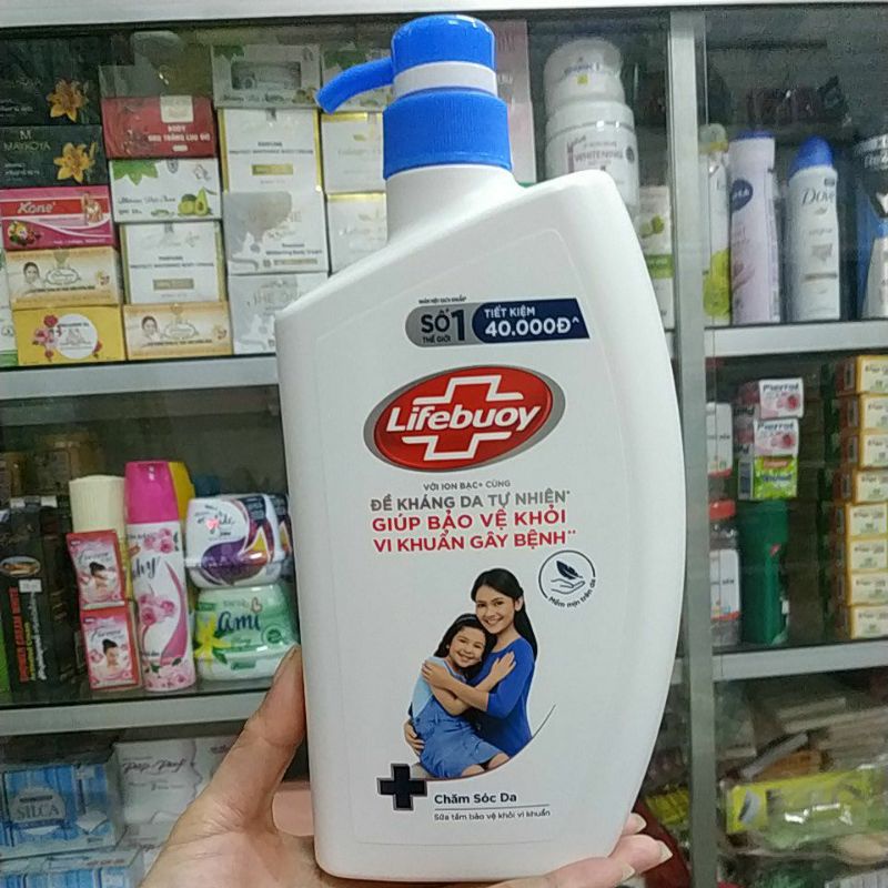 SỮA TẮM DIỆT KHUẨN HIỆU QUẢ LIFEBUOY 833ML, HÀNG CHÍNH HÃNG