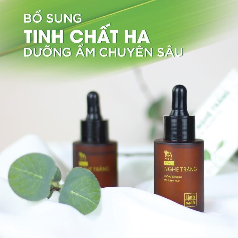 Serum Dưỡng Da Mộc An Nghệ Trắng Cấp Ẩm Sâu, Giảm Mụn Mờ Thâm Nám Chăm Sóc Làn Da Trắng Mịn 30g