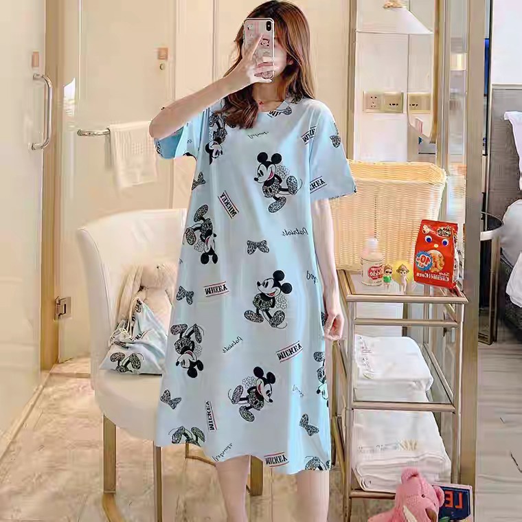 VÁY SUÔNG NỮ - VÁY NGỦ HOẠ TIẾT CARTOON CUTE