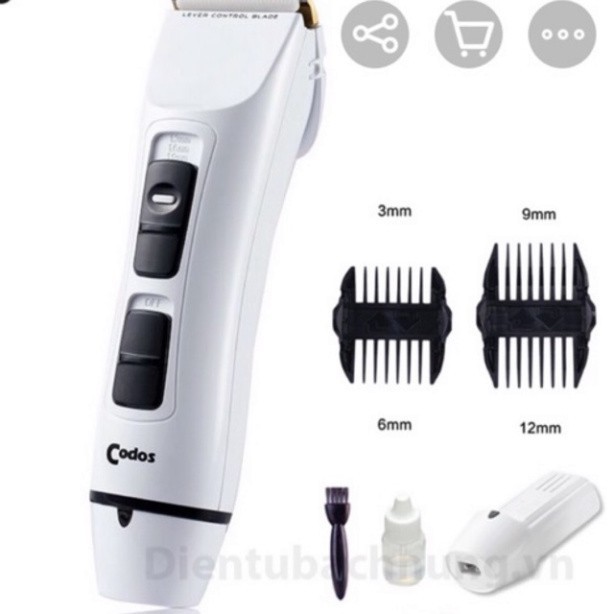Tông đơ cắt tóc cao cấp CODOS T6 chính hãng - Bảo hành 12 tháng