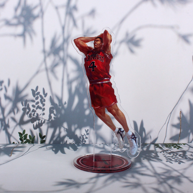 Đồ trang trí Nhân Vật HanamichiSakuragi Kaede Rukawa Đứng Bằng Acrylic Trang Trí