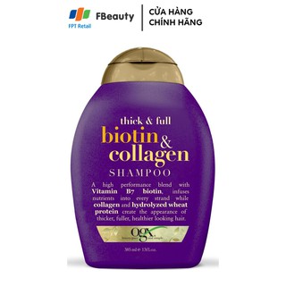 Dầu gội làm dày tóc Biotin và Collogen OGX 385ml