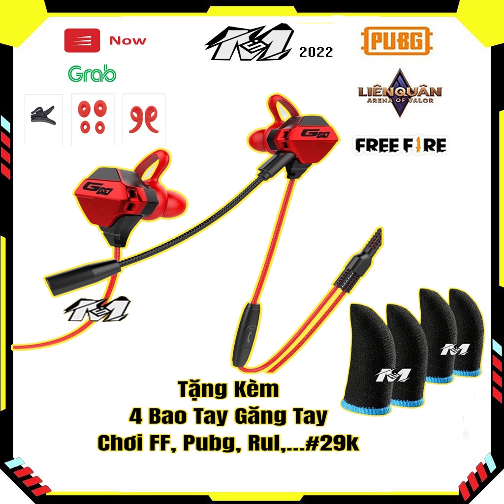 Tai nghe Gaming G10 cho điện thoại  âm thanh giả lập 7.1, chống ồn, âm bass cực mạnh chơi PUBG,FF,Liên Quân Mobile.