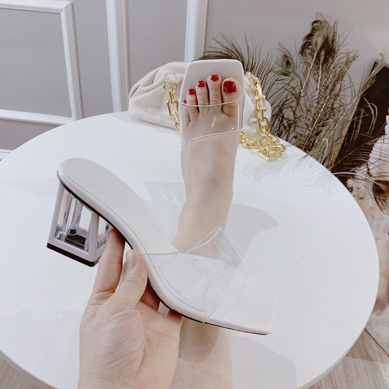 ❄️♥️♥️HÀNG CÓ SẴN ♥️♥️❄️GUỐC MIKA GÓT VUÔNG 7cm