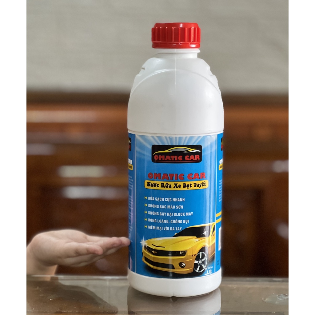 Nước Rửa Xe Không Chạm - Nước Rửa Xe Ô Tô, Xe Máy OMATIC CAR(hàng chính hãng)