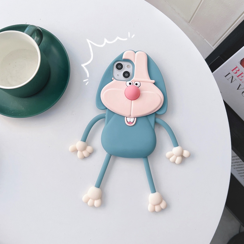 Ốp Lưng DẻO HìNh Con Thỏ HoạT HìNh Cho iPhone 14 / 13 / 12PRO MAX / 11 / 13PRO MAX